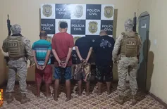 Polícia desarticula ponto de tráfico e prende quatro suspeitos em Boa Hora