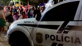 Polícia garante segurança durante prévia de Carnaval em Teresina (Foto: Portal Conecta Piauí)