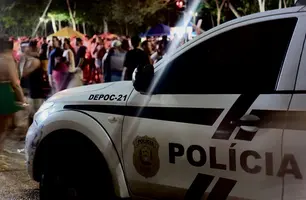 Polícia garante segurança durante prévia de Carnaval em Teresina (Foto: Portal Conecta Piauí)