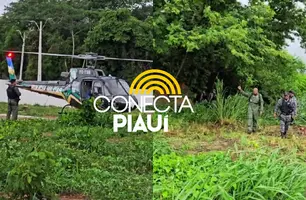 Polícia intensifica buscas aéreas por suspeito de matar próprio pai em Teresina (Foto: Conecta Piauí)