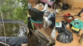 Polícias Civil e Militar realizam ação com apreensões e prisão em Pajeú do Piauí (Foto: Reprodução)