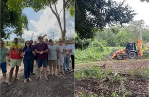 Prefeita anuncia construção de praça na comunidade Lagoa do Coco, em São Gonçalo (Foto: Reprodução)