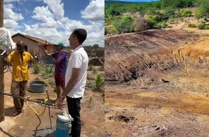 Prefeito amplia limpeza de barragem e reforça ações contra a seca em Paulistana (Foto: Reprodução)