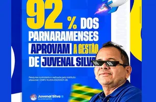 Prefeito Juvenal Silva encerra ano com 92% de aprovação em Parnarama (Foto: Reprodução)