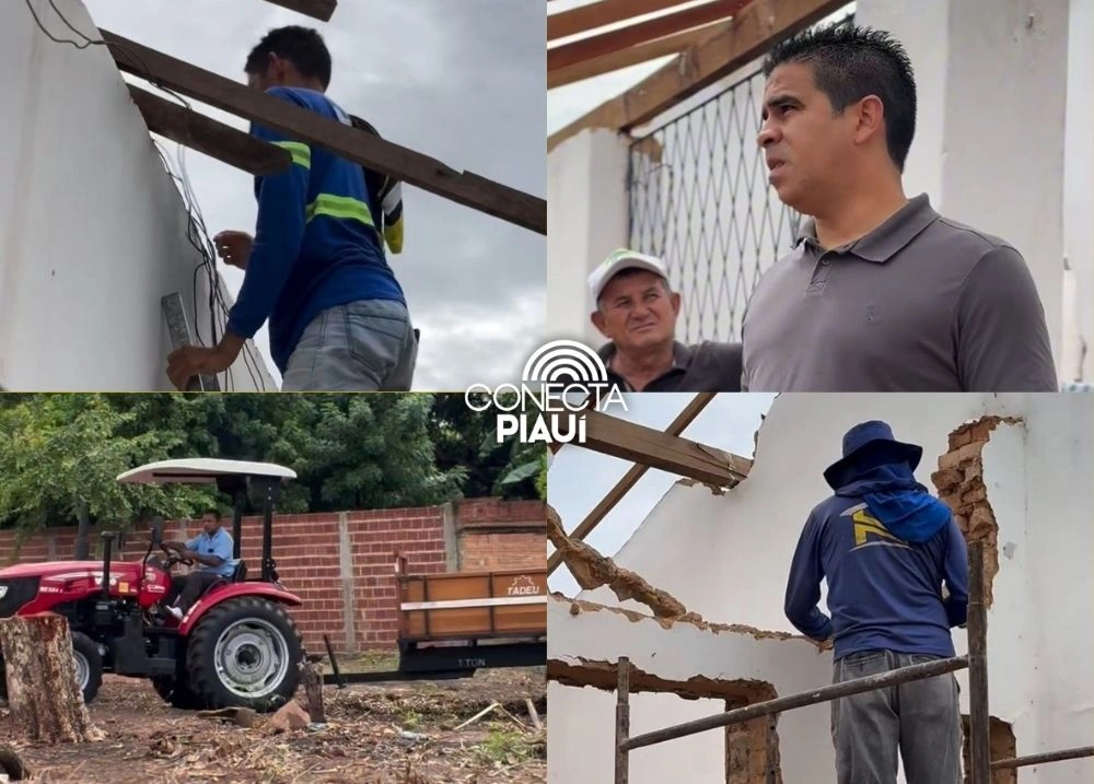 Prefeitura de Alto Longá acompanha reforma e ampliação da Escola Luís Eugênio