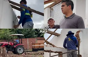 Prefeitura de Alto Longá acompanha reforma e ampliação da Escola Luís Eugênio (Foto: Divulgação)