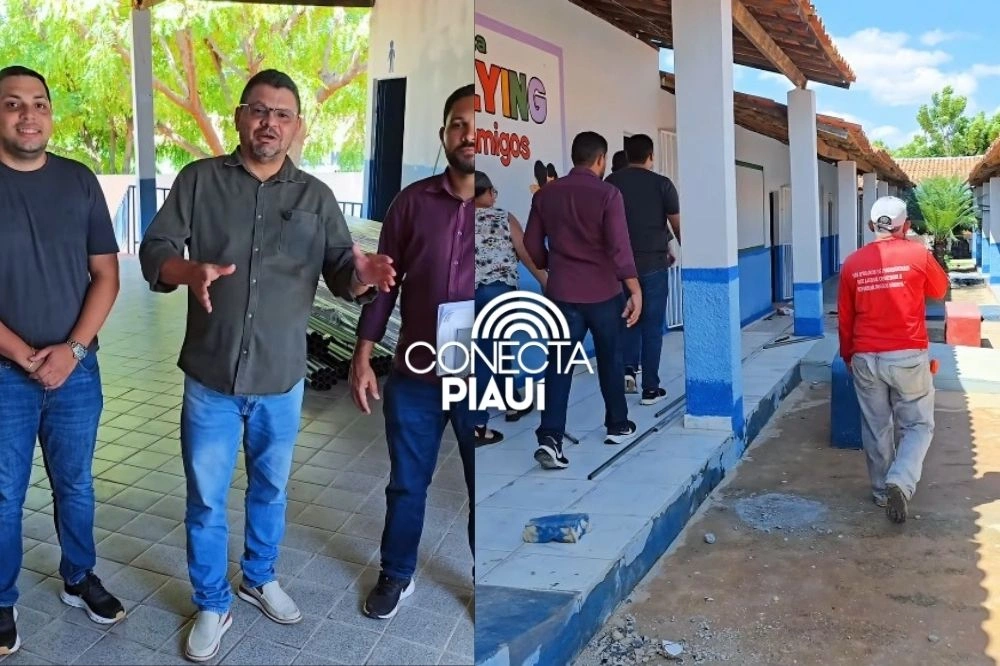 Prefeitura de Eliseu Martins revitaliza Escola Madalena Costa e Silva