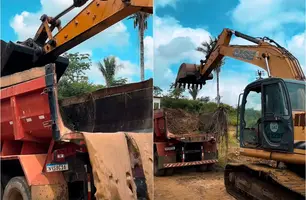 Prefeitura de São Gonçalo do Piauí inicia limpeza de açudes na zona rural (Foto: Reprodução)