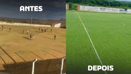 Prefeitura revitaliza gramado do Estádio Lialzão e reforça apoio ao esporte