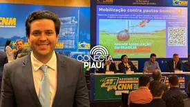 Presidente da APPM participa de assembleia da CNM em Brasília (Foto: Conecta Piauí)