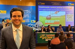 Presidente da APPM participa de assembleia da CNM em Brasília (Foto: Conecta Piauí)