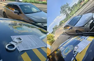 PRF de Floriano prende integrante de facção criminosa com dois mandados de prisão (Foto: Reprodução)