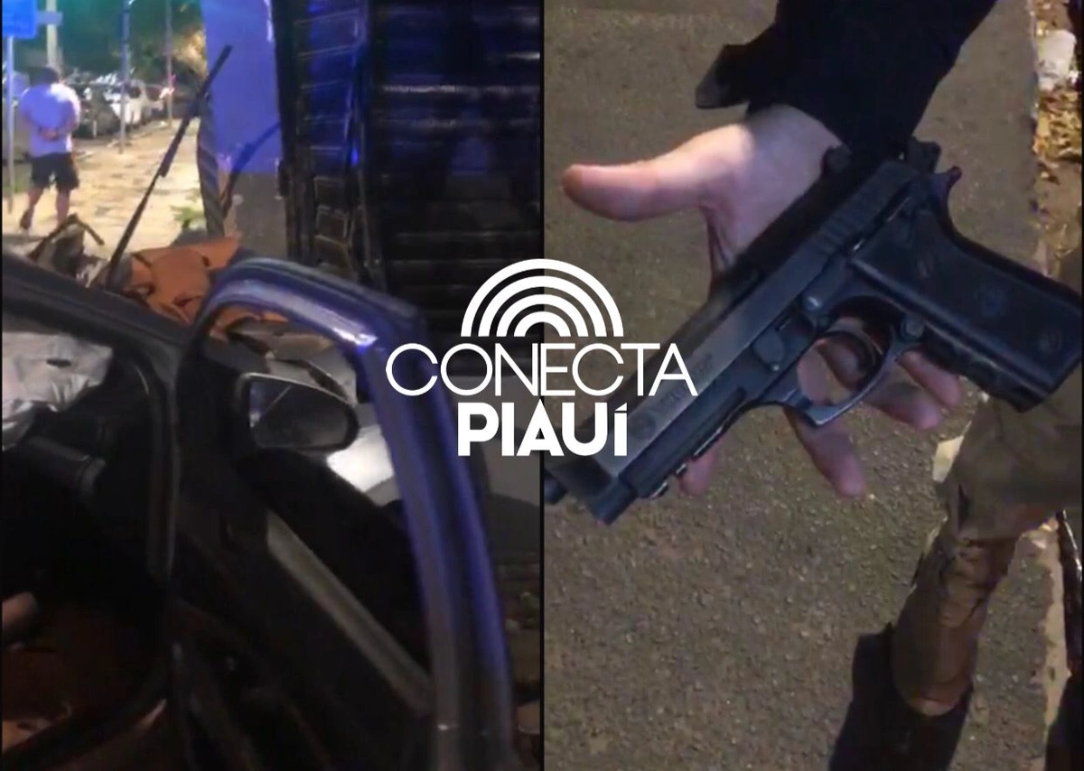 PRF prende assaltantes com carro roubado após perseguição em Teresina