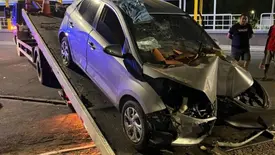 PRF recupera carro roubado e apreende arma de uso restrito na BR-316 (Foto: Reprodução)