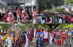 Primeira prévia do Carnaval no Centro movimenta Praça Pedro II, em Teresina