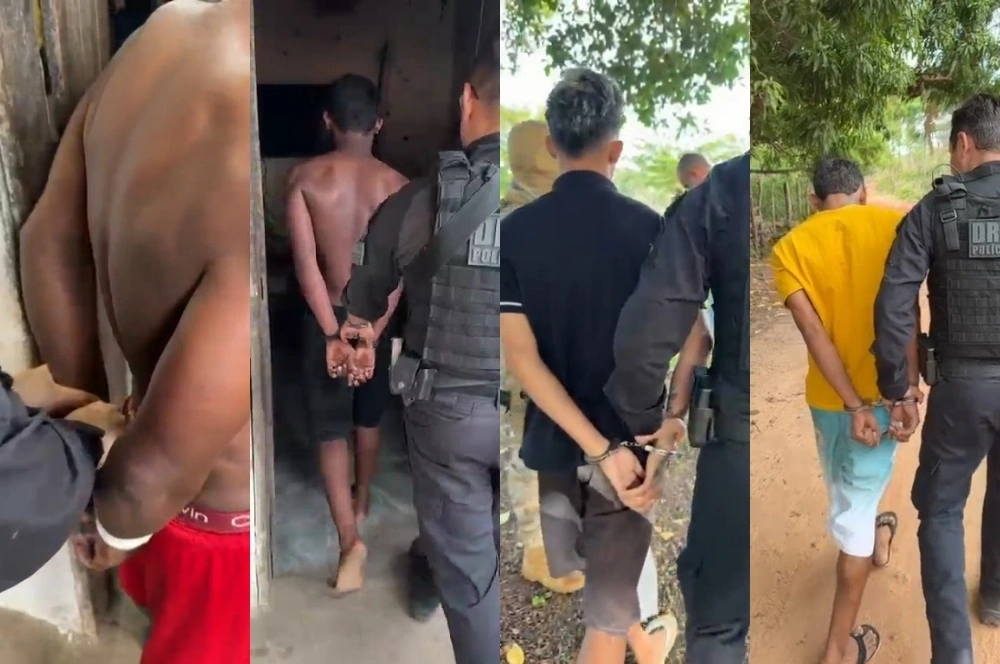 Prisões realizadas durante operação em Porto e Nossa Senhora dos Remédios