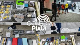 Quatro pessoas são presas com drogas que iam vendidas durante show em Luís Correia (Foto: Reprodução)