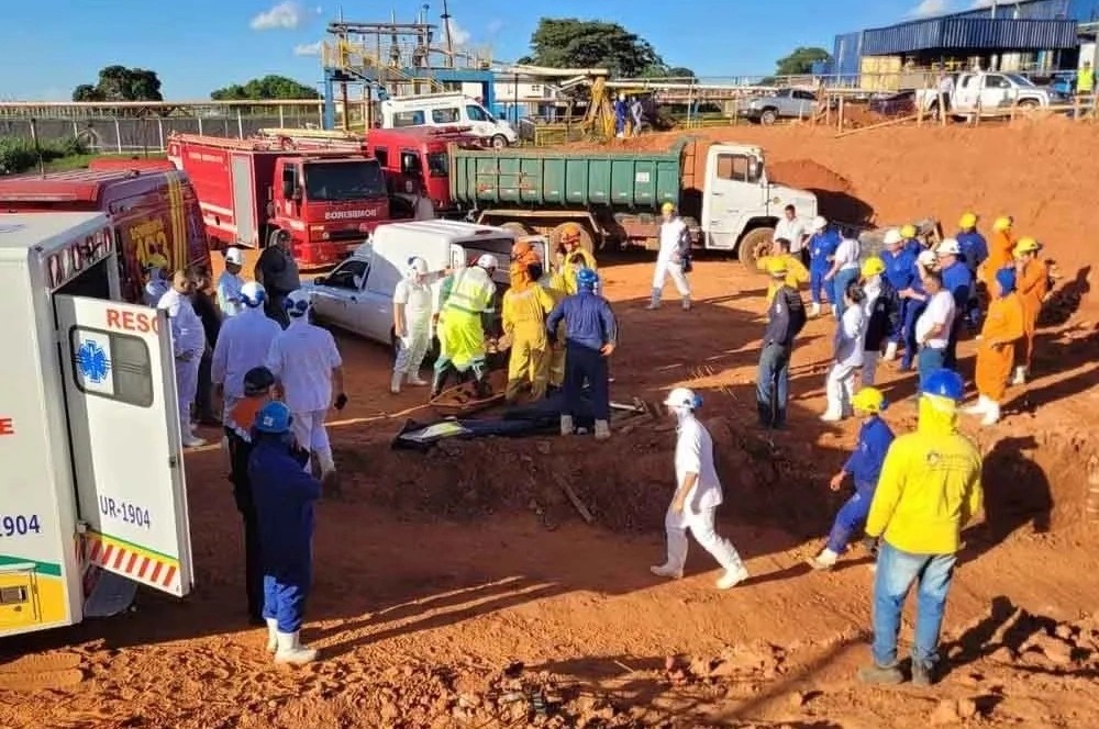 Quatro piauienses morrem soterrados durante obra em frigorífico em São Paulo