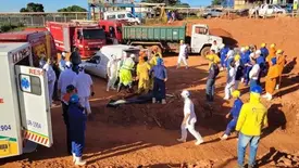 Quatro piauienses morrem soterrados durante obra em frigorífico em São Paulo (Foto: Reprodução/Revista AZ)