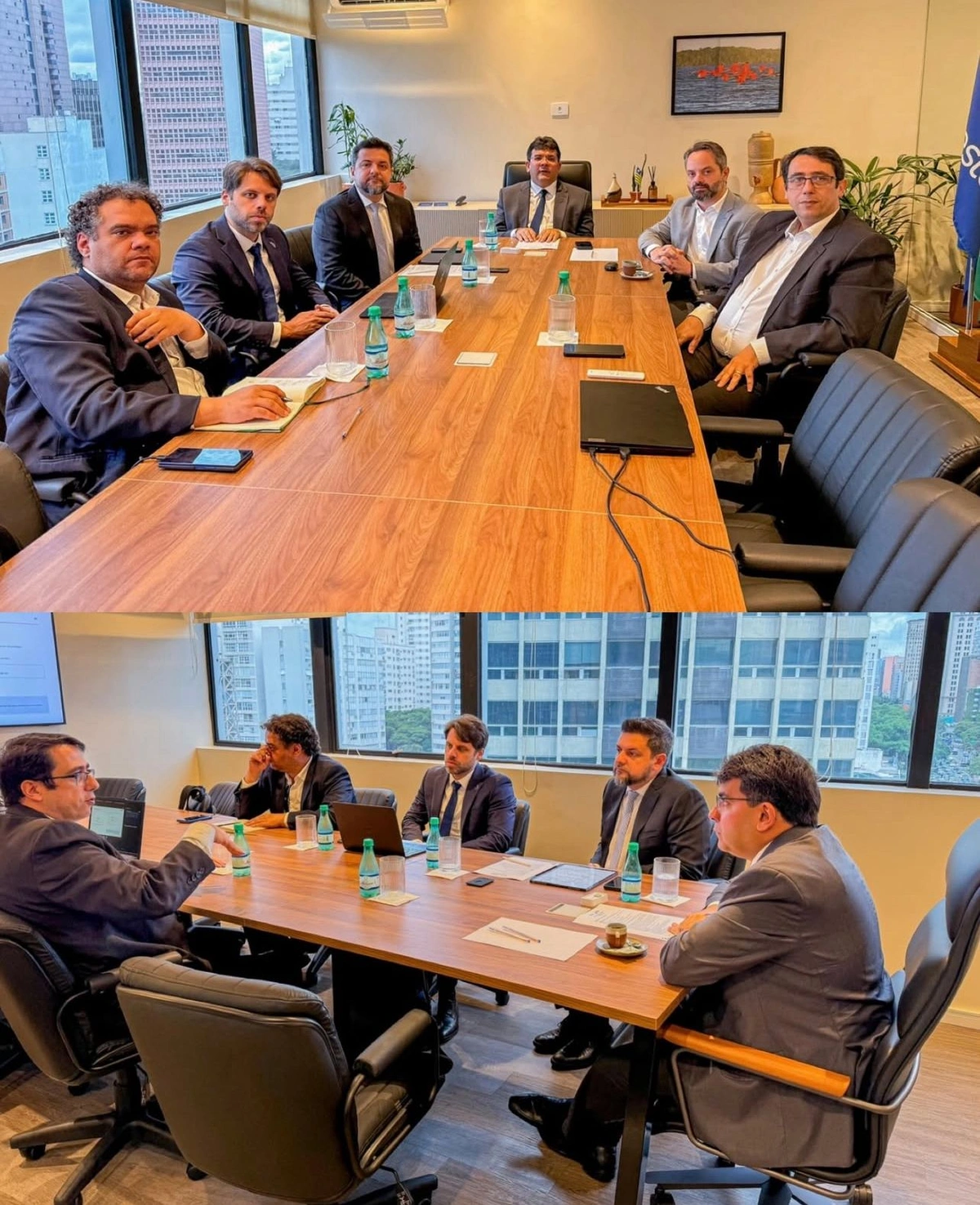 Rafael Fonteles e grupo de piauienses estão em São Paulo, em nome de compromissos