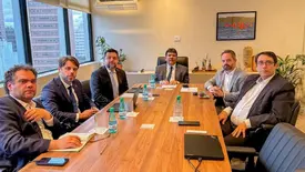 Rafael Fonteles e grupo de piauienses estão em São Paulo, em nome de compromissos (Foto: Instagram)