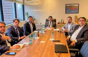 Rafael Fonteles e grupo de piauienses estão em São Paulo, em nome de compromissos (Foto: Instagram)