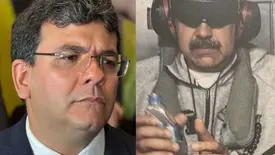 Rafael Fonteles e Nicolás Maduro (Foto: Conecta Piauí/ Reprodução/ @realDonaldTrump - 03/01/2025)