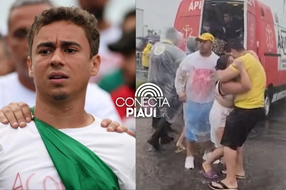 Raio atinge ato organizado por Nikolas Ferreira em Brasília e deixa feridos