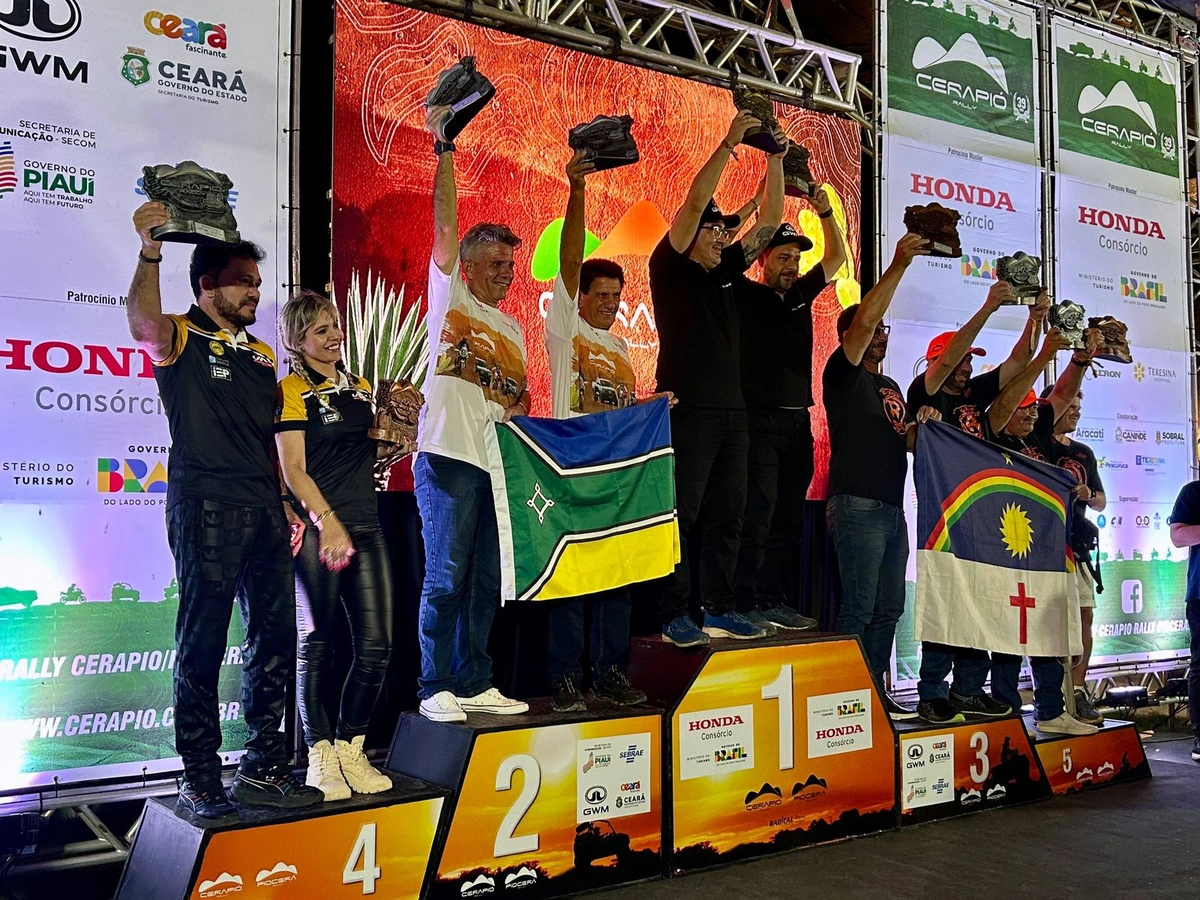 Rally Cerapió 2026 encerra em Teresina com premiação dos campeões