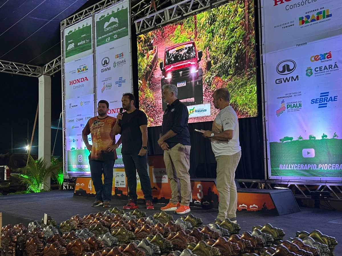 Rally Cerapió 2026 encerra em Teresina com premiação dos campeões