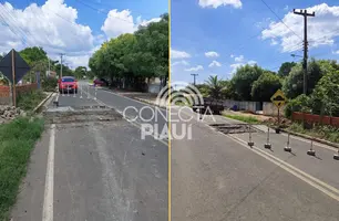Redutores são implantados na PI-236 para aumentar segurança em São Gonçalo (Foto: Divulgação)