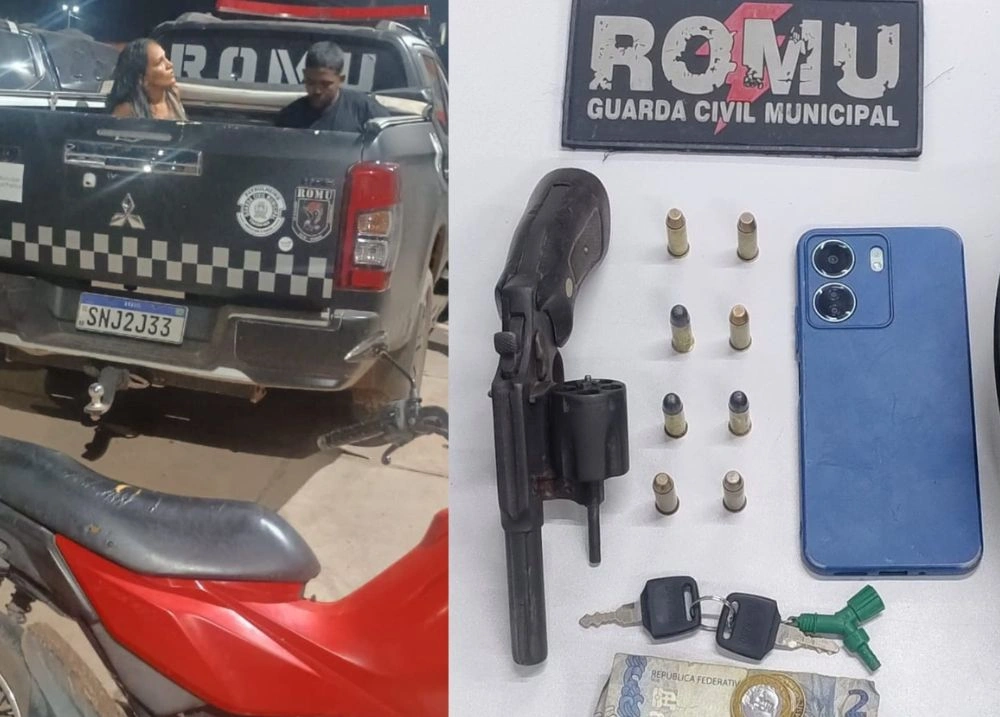 ROMU prende casal com arma após perseguição no Vila Babilônia em Timon