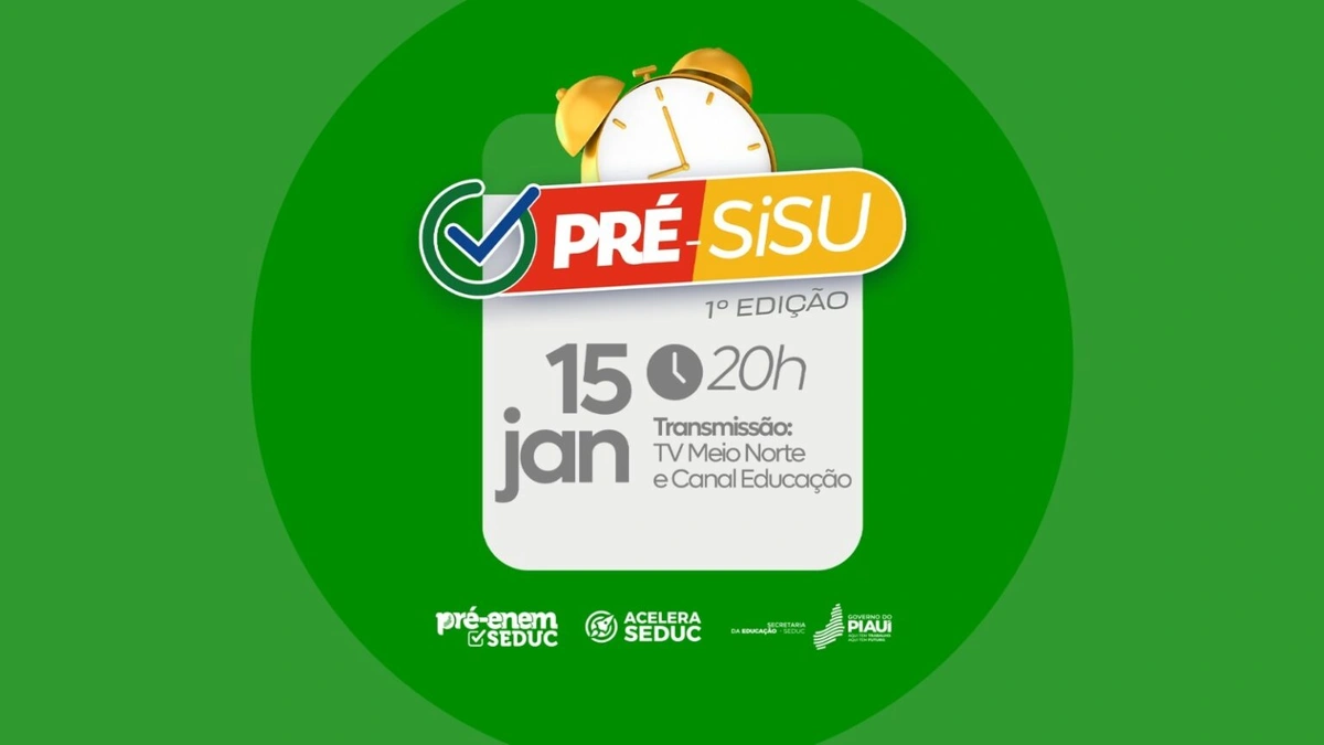 Seduc lança Programa Pré-SiSU 2026 para orientar estudantes da rede estadual