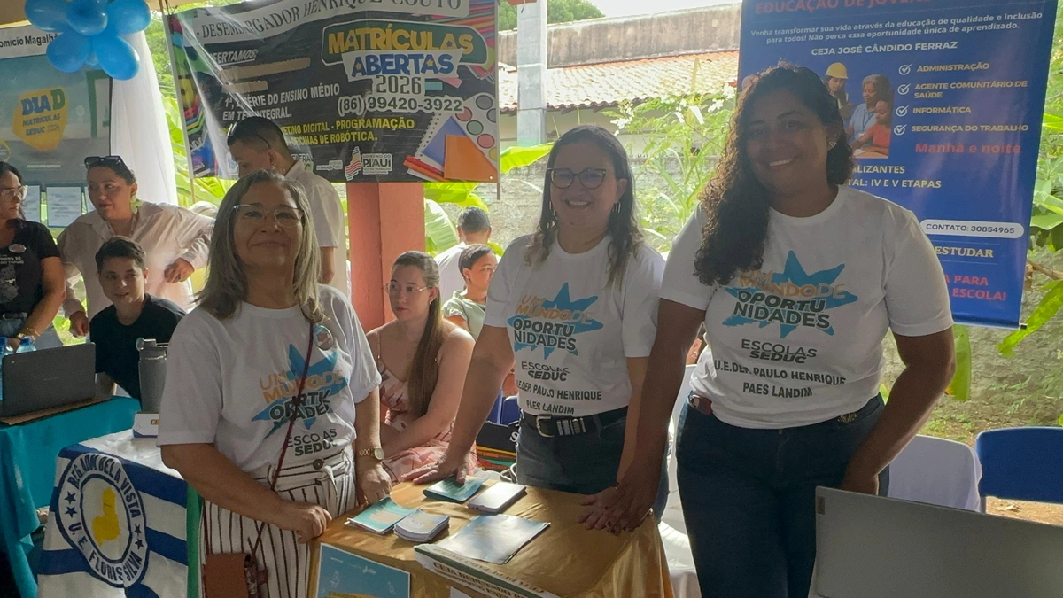 Seduc realiza Dia D de Matrículas 2026 com atendimento presencial em todo o Piauí