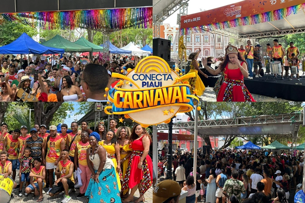Segundo dia do 'Carnaval no Centro' ganha força e movimenta a economia em Teresina