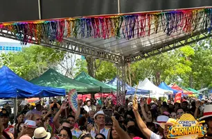 Segundo dia do 'Carnaval no Centro' ganha força e movimenta a economia em Teresina (Foto: Conecta Piauí)