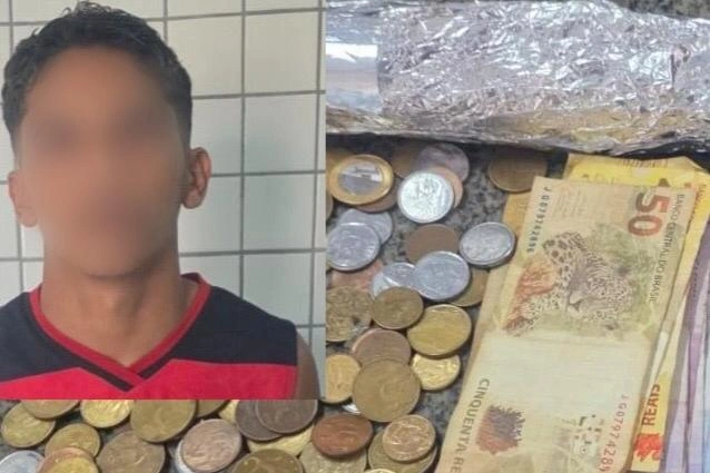 Serviço de Inteligência da PM prende suspeito por tráfico de drogas em Parnaíba