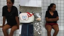 Sogra e nora são presas com drogas no litoral do Piauí (Foto: Reprodução)