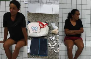 Sogra e nora são presas com drogas no litoral do Piauí (Foto: Reprodução)