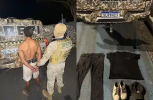 Suspeito de assaltar corredores na avenida Marechal Castelo Branco é preso (Foto: Divulgação/BEPI)