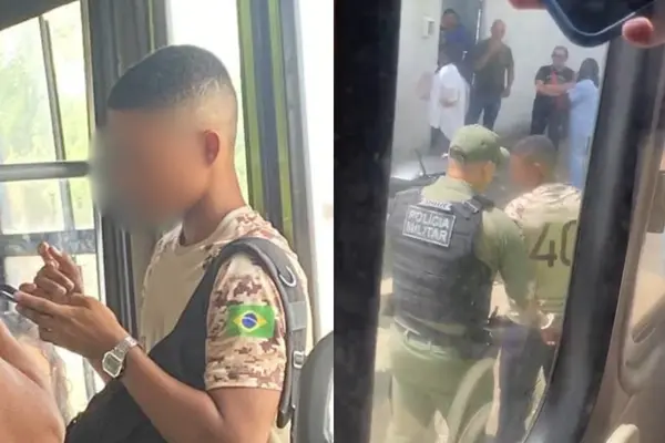 Suspeito de ejacular em passageira é preso dentro de ônibus é preso em Teresina