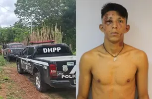 Suspeito de matar irmão comparece ao DHPP e alega ter defendido a mãe em Teresina (Foto: Reprodução)