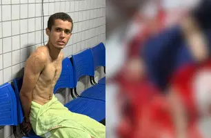 Suspeito de matar próprio pai se entre à polícia em Teresina (Foto: Reprodução)