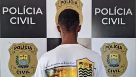 Suspeito de praticar ameaça e invasão a domicílio é preso no Sul do Piauí (Foto: Divulgação/SSP-PI)