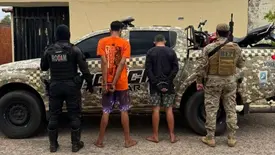 Suspeitos de tráfico são detidos após tentativa de fuga na zona rural de Picos (Foto: Divulgação/PMPI)
