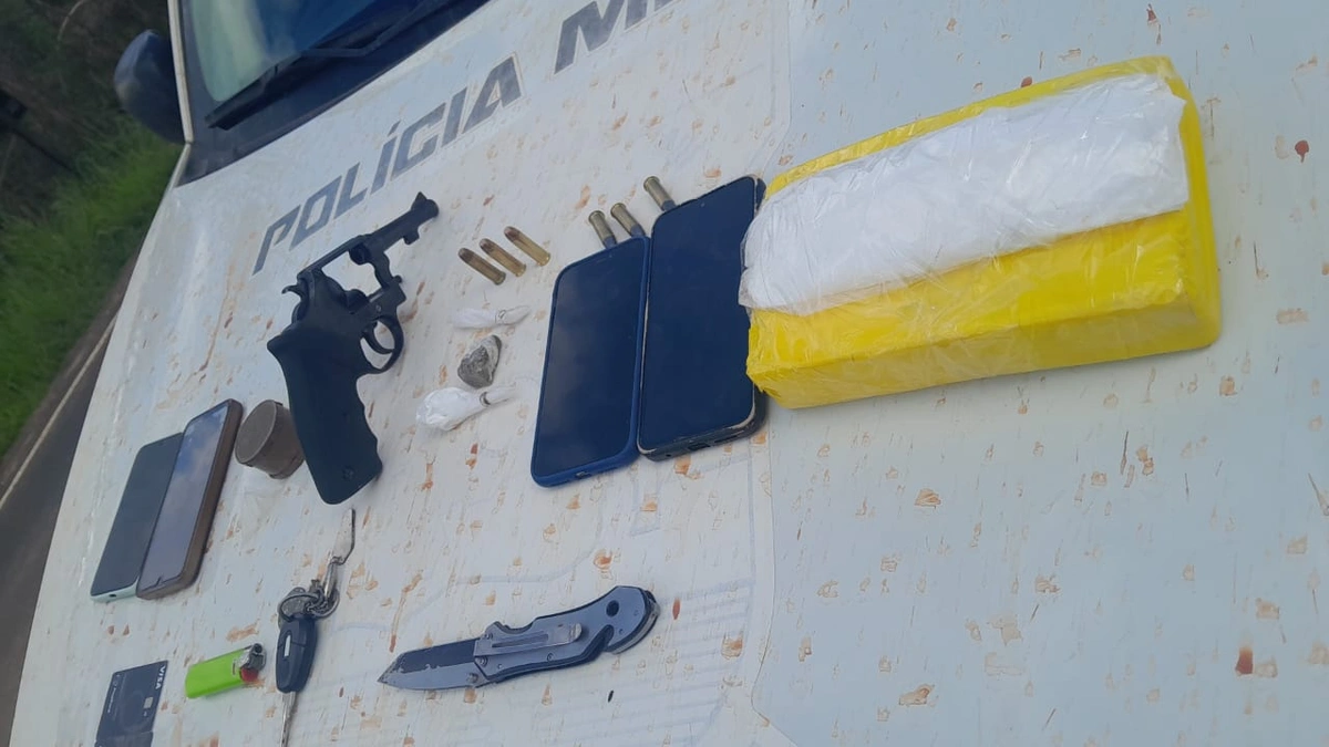 Suspeitos de tráfico são detidos com 1kg de cocaína entre Piauí e Maranhão