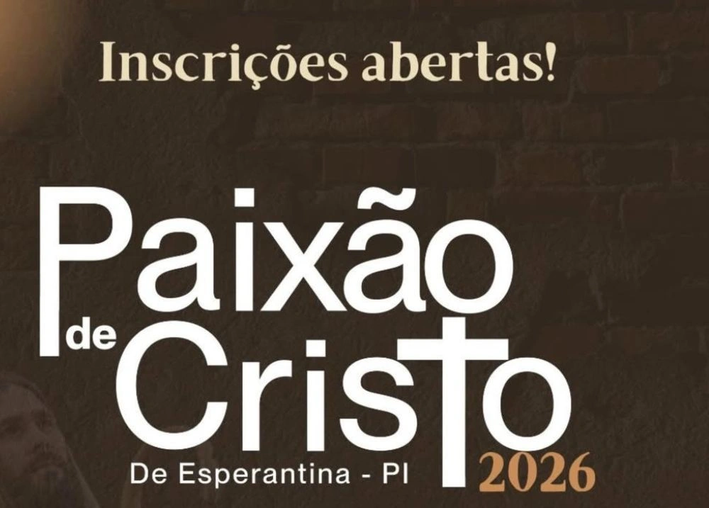 Teatro abre inscrições para elenco da Paixão de Cristo 2026 em Esperantina