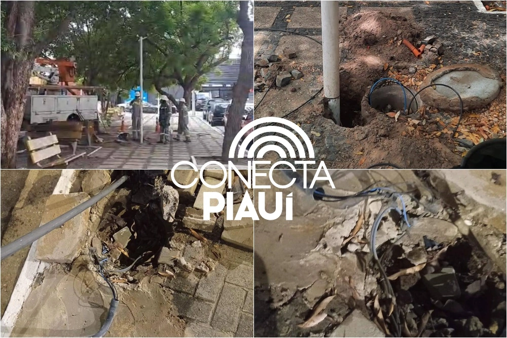 Teresina registra furto de mais de 16 mil metros de cabos de iluminação em 2025