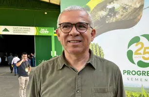Tiago Vasconcelos no Dia de Campo Progresso (Foto: Conecta Piauí)