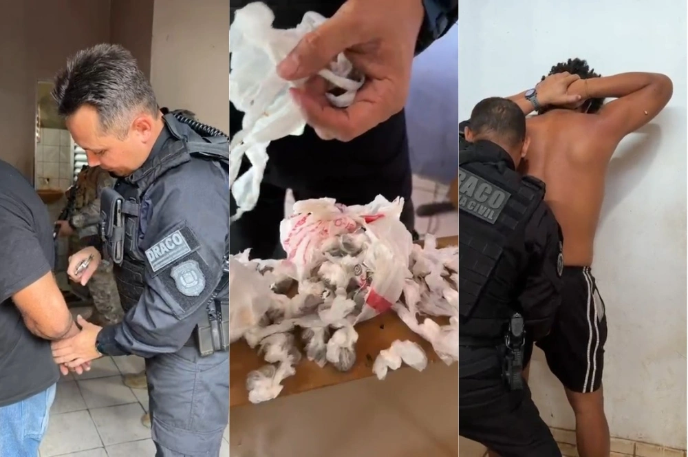 Trio é preso com drogas em operação na zona Sul de Teresina